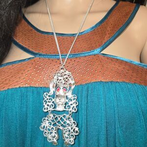 Silver Poodle Necklace